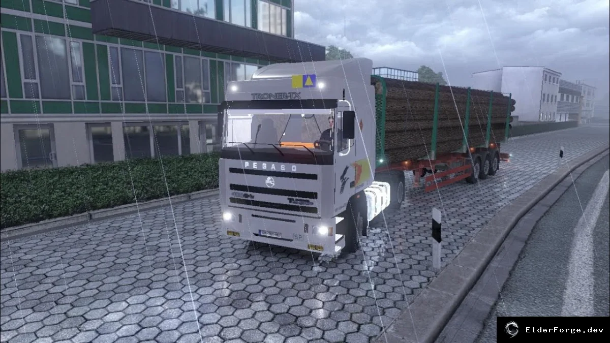 Обложка мода: Pegaso Troner TX 400 v2.1 – новая модель грузовика для Euro Truck Simulator 2