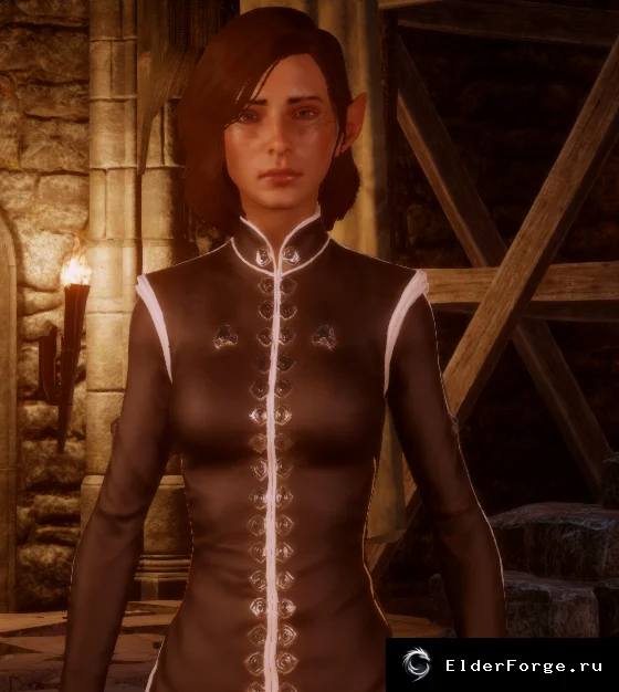 Обложка мода: Перекраска наряда Скайхолда в Dragon Age: Inquisition – черно‑белый стиль