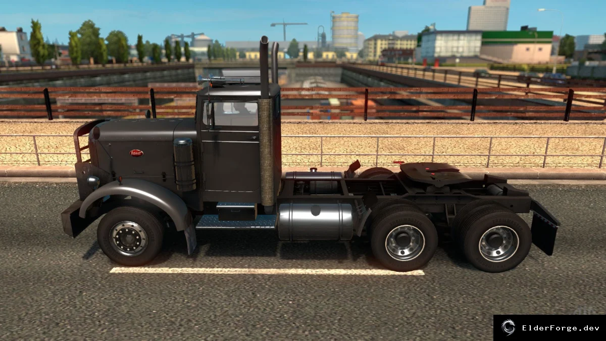 Обложка мода: Peterbilt 351 – новый грузовик и набор прицепов для Euro Truck Simulator 2
