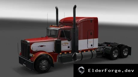 Обложка мода: Peterbilt 379 EXHD 1999 – реалистичный тягач для Euro Truck Simulator 2