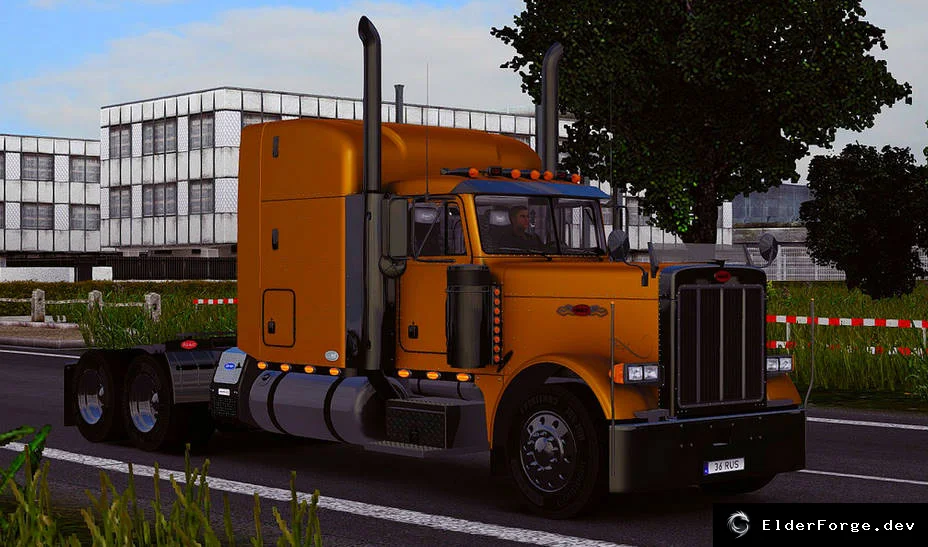 Обложка мода: Peterbilt 379 EXHD 1999 – реальный тягач для Euro Truck Simulator 2