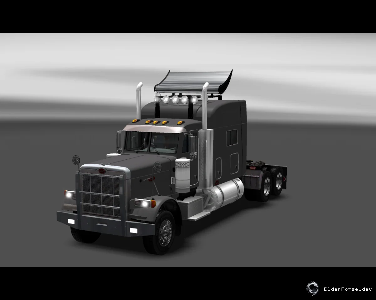 Обложка мода: Peterbilt 379 v3 – обновлённый грузовик для Euro Truck Simulator 2