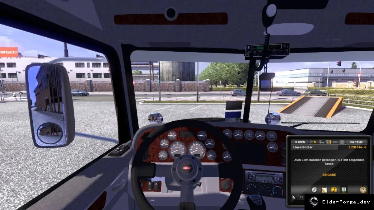 Обложка мода: Peterbilt 386 с интерьером и уникальными звуками для ETS2