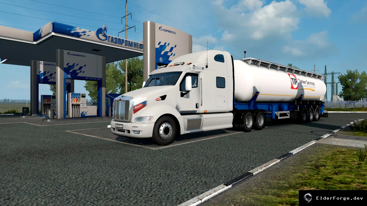Обложка мода: Peterbilt 387 – новый грузовик для Euro Truck Simulator 2 (ETS2)