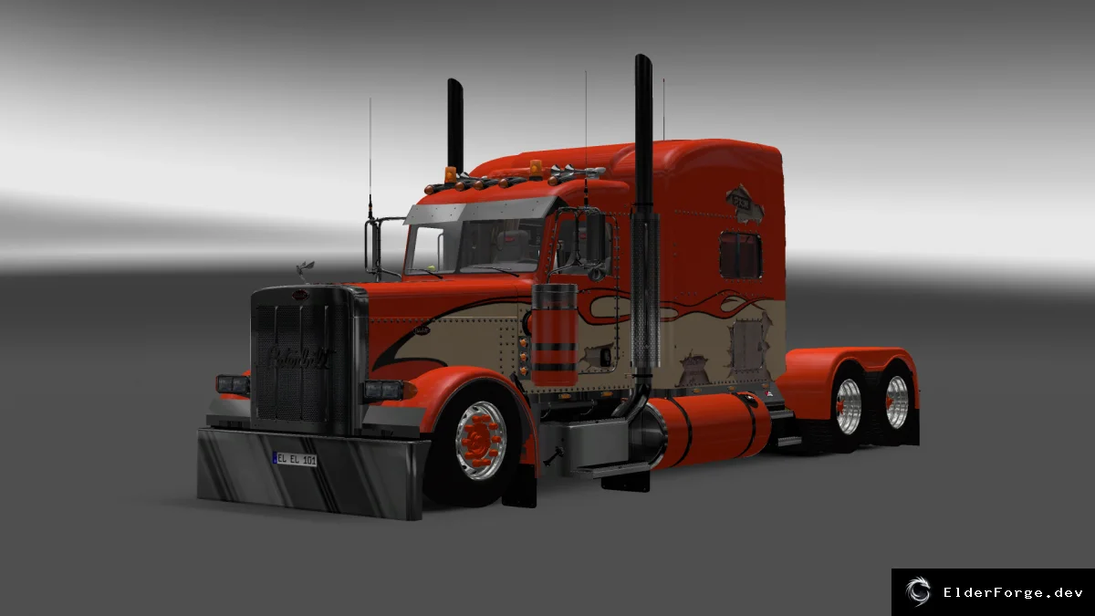 Обложка мода: Peterbilt 389 Adonis – Lowrider Skin для Euro Truck Simulator 2