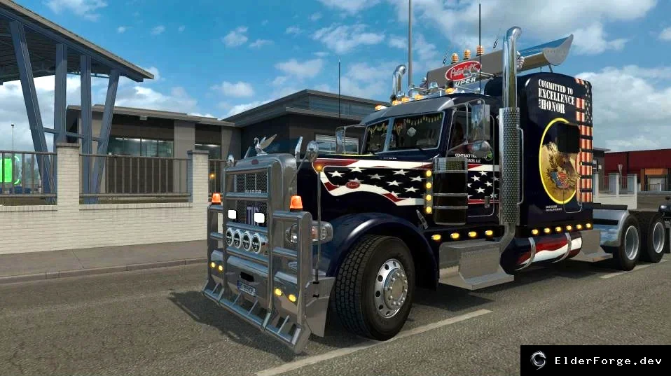 Обложка мода: Peterbilt 389 Custom – новый грузовик для Euro Truck Simulator 2 (ETS2)