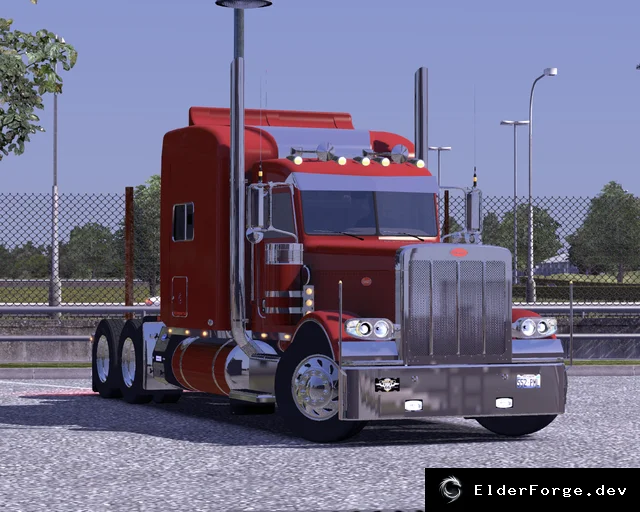 Обложка мода: Peterbilt 389 – полная модель для Euro Truck Simulator 2
