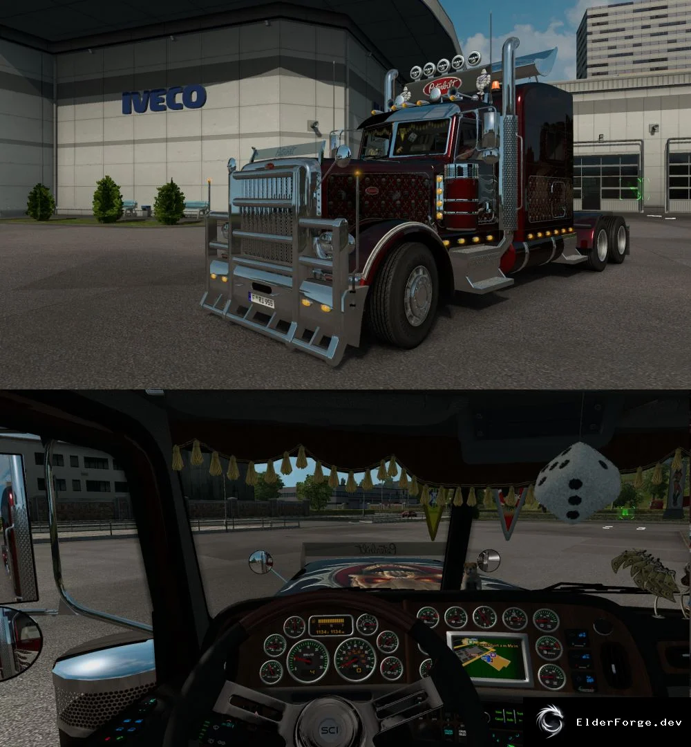 Обложка мода: Peterbilt 389 Tuned – Тюнингованный грузовик для Euro Truck Simulator 2