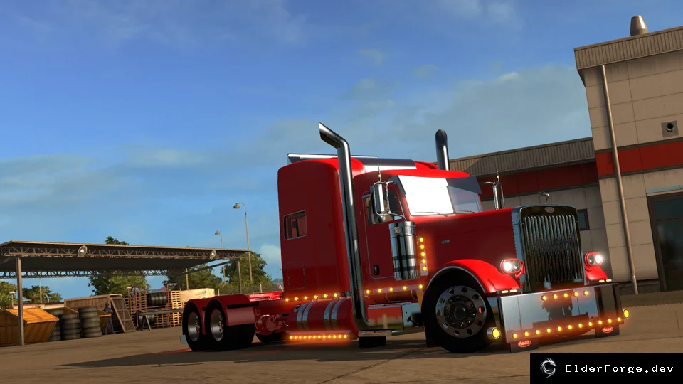 Обложка мода: Peterbilt 389 v1.9 – модернизированный грузовик для Euro Truck Simulator 2