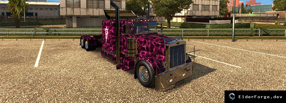 Обложка мода: Peterbilt 389 Velevet Skin – новый облик для ETS2