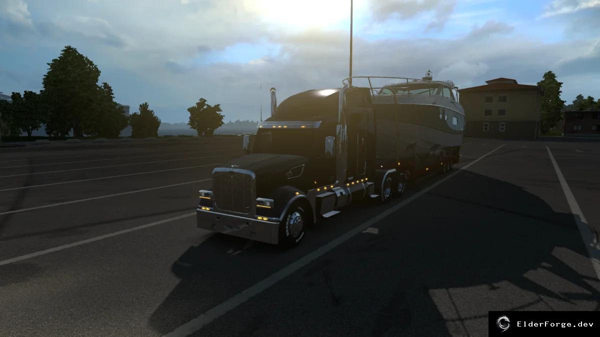 Обложка мода: Peterbilt 567 – детализированный тягач для Euro Truck Simulator 2 (ETS2)