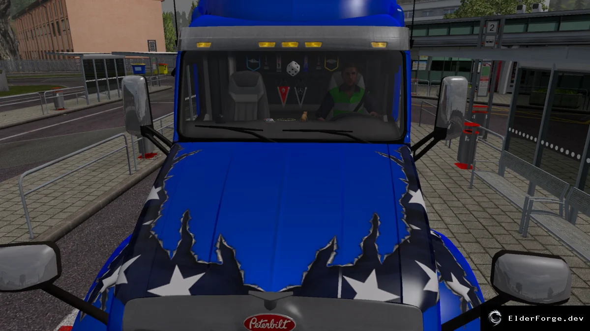 Обложка мода: Peterbilt 579 с DLC Cabin для Euro Truck Simulator 2 – новые кабины, шасси и звук