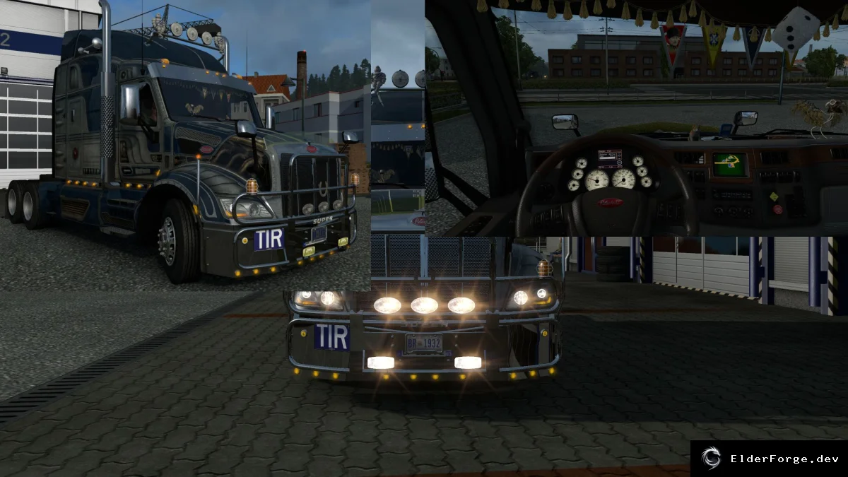 Обложка мода: Peterbilt 579 Tuned – Тюнингованный грузовик для Euro Truck Simulator 2