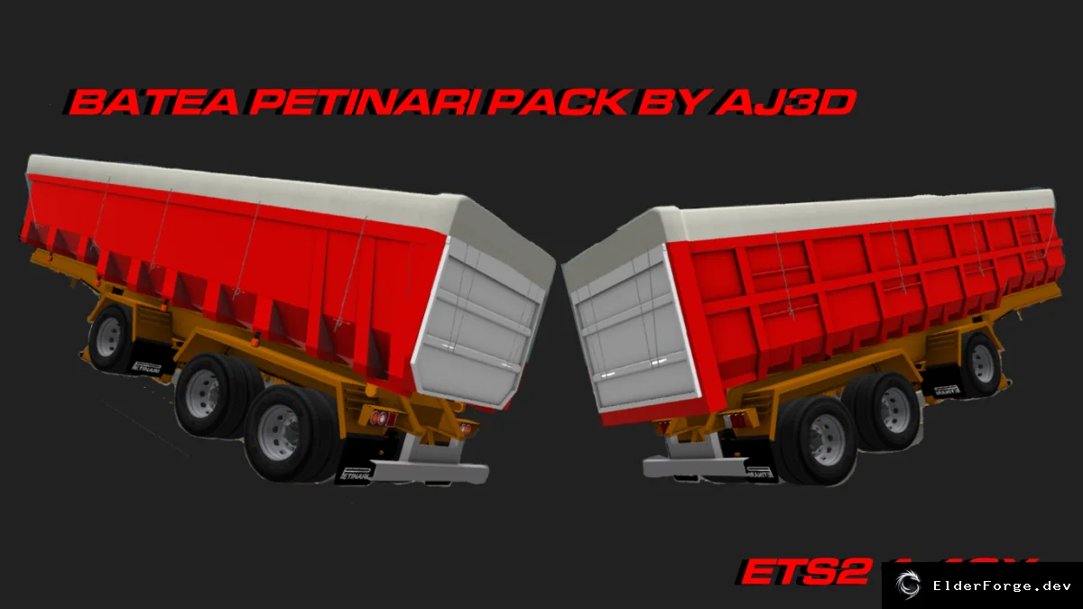 Обложка мода: Petinari Самосвал‑прицеп для Euro Truck Simulator 2 – автономный, в собственность