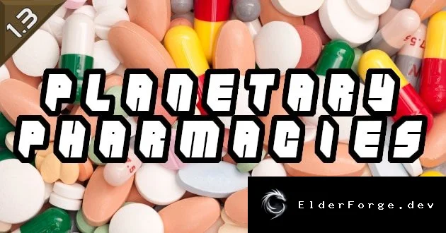 Planetary Pharmacies – орбитальный торговец лекарствами для RimWorld