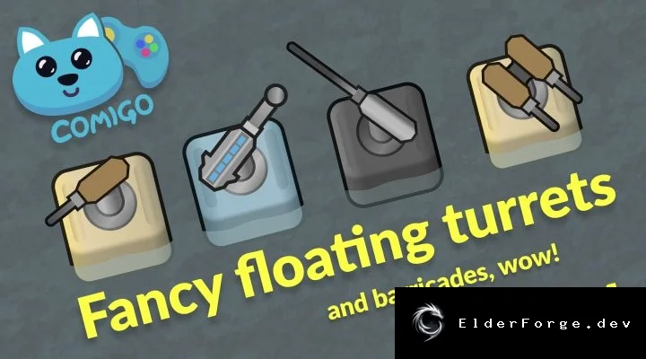 Обложка мода: Плавающие турели для RimWorld – оборона на воде и в болоте