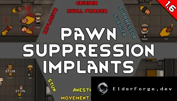 Подавляющие импланты для проблемных пешек – контроль PSI в RimWorld