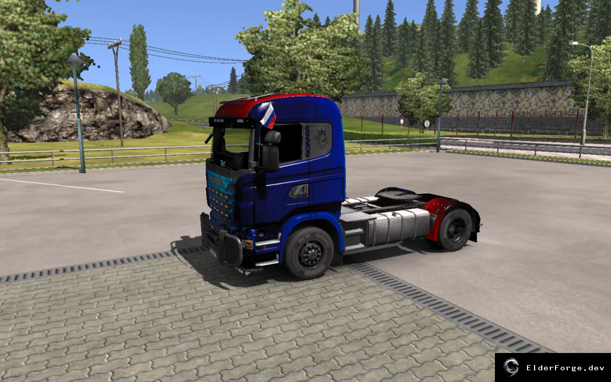 Обложка мода: Polosi – детализированный скин для Scania R 2009 в Euro Truck Simulator 2