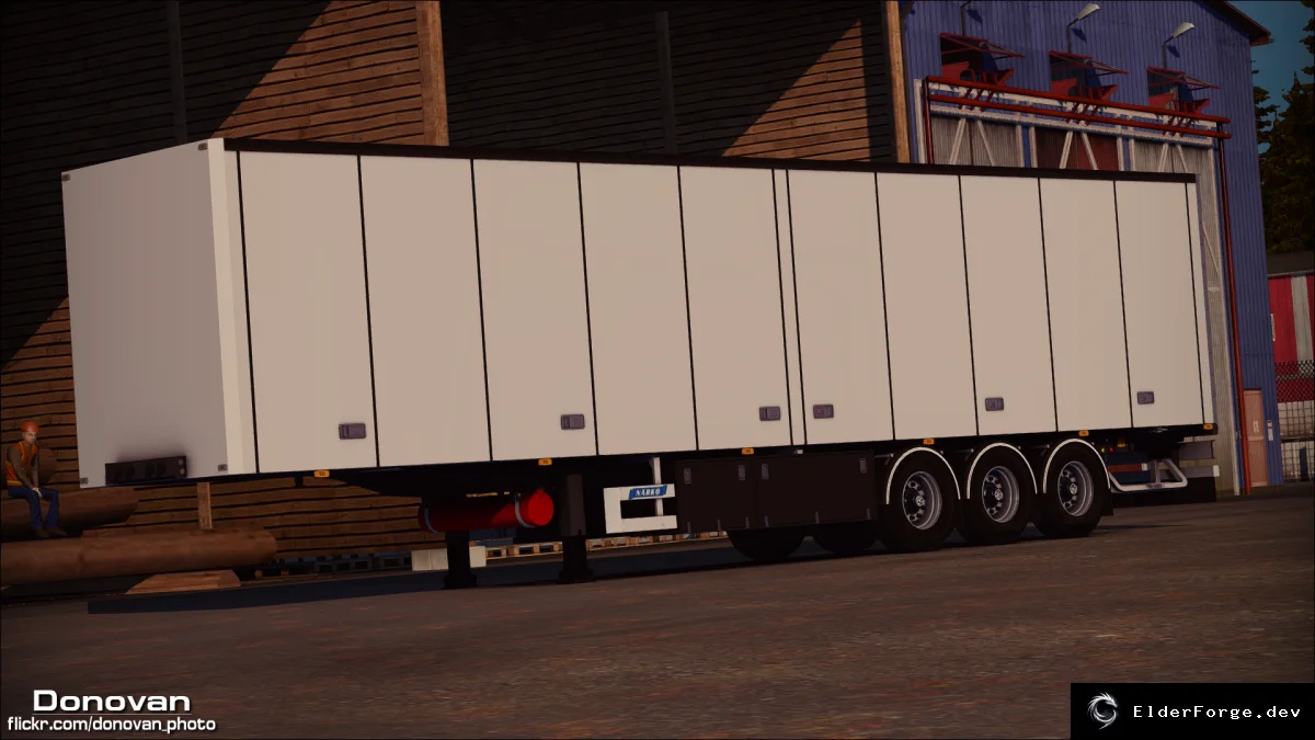 Обложка мода: Полуприцеп Narko Trailer для Euro Truck Simulator 2 – полное обновление Cool Liner