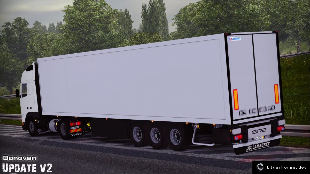 Обложка мода: Полуприцеп‑рефрижератор Lamberet для Euro Truck Simulator 2 – полная замена Cool Liner