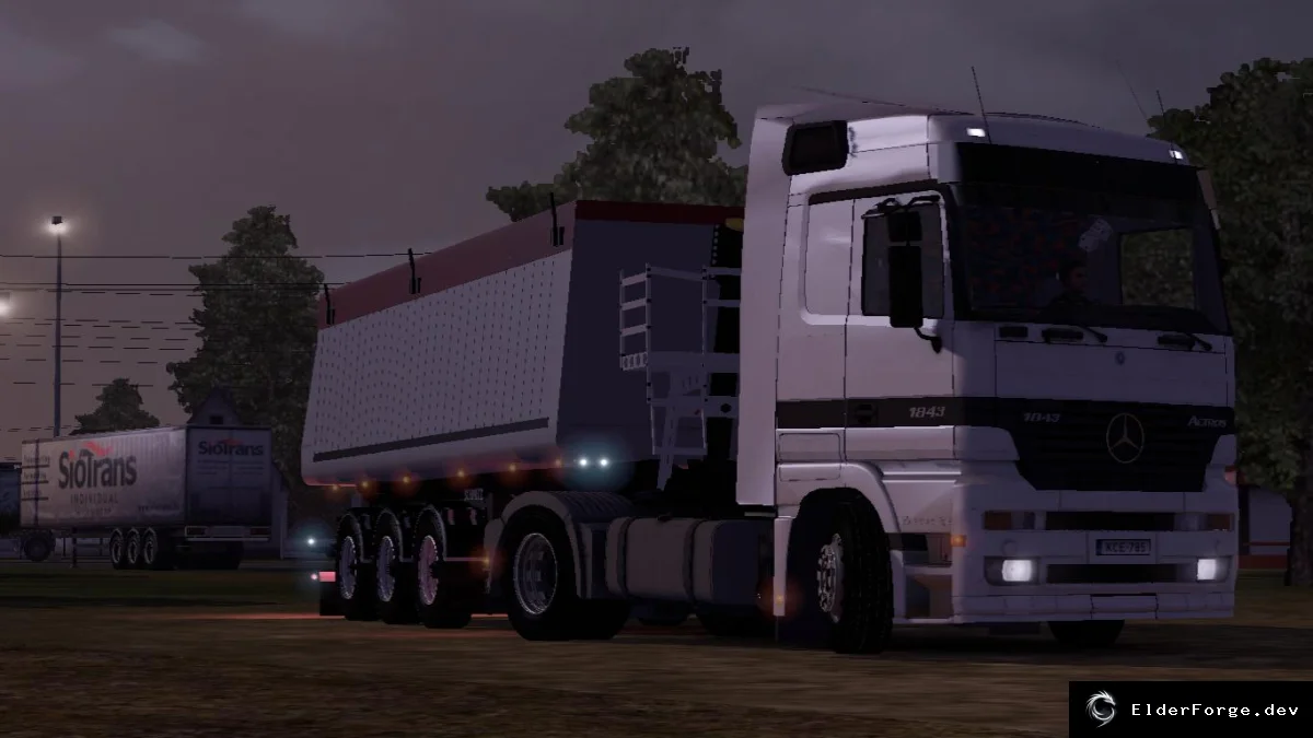 Обложка мода: Полуприцеп‑самосвал SCHMITZ KIPPER для Euro Truck Simulator 2