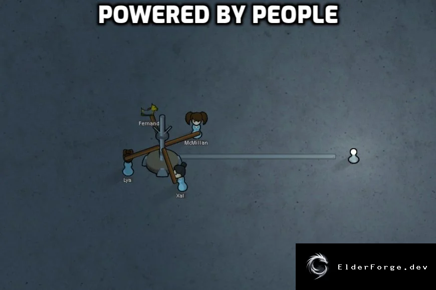 Power Mill – Электростанция, работающая на животных и колонистах для RimWorld