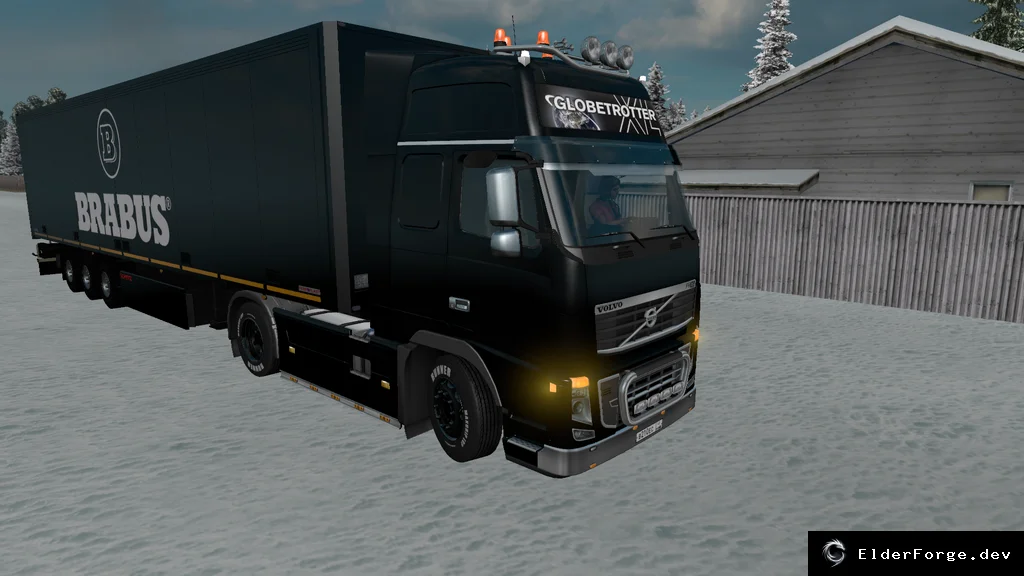 Обложка мода: Прицеп Brabus для Euro Truck Simulator 2 – автономный 20‑т тонный