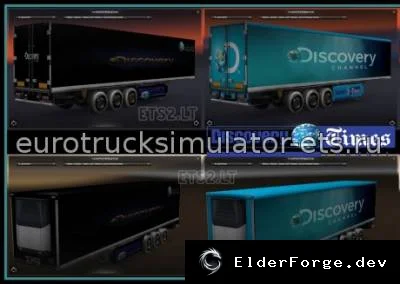 Обложка мода: Прицеп Discovery Channel – новый трейлер для Euro Truck Simulator 2