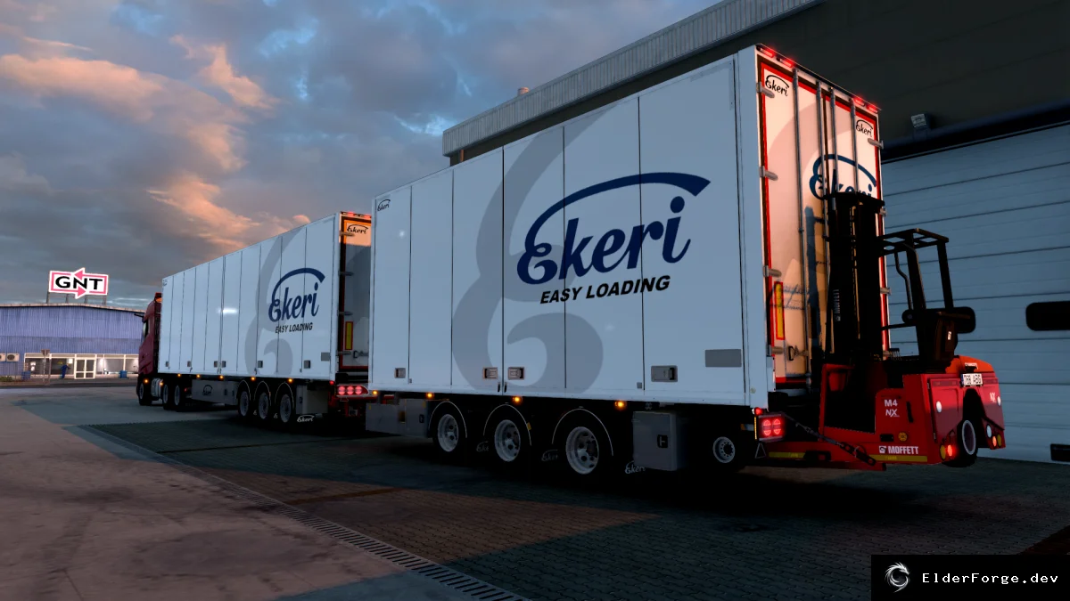 Обложка мода: Прицеп Ekeri Revision для Euro Truck Simulator 2 – 5 типов, 40 конфигураций