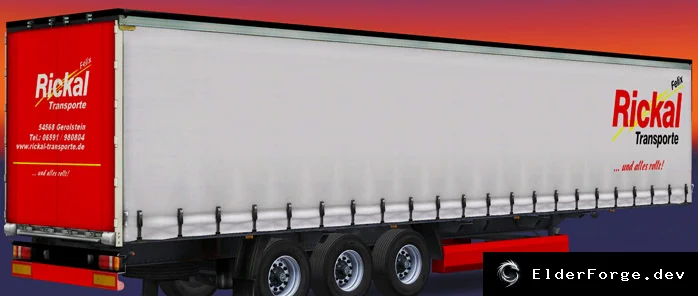 Обложка мода: Прицеп Krone Profiliner для Euro Truck Simulator 2 – автономный AI‑трафик