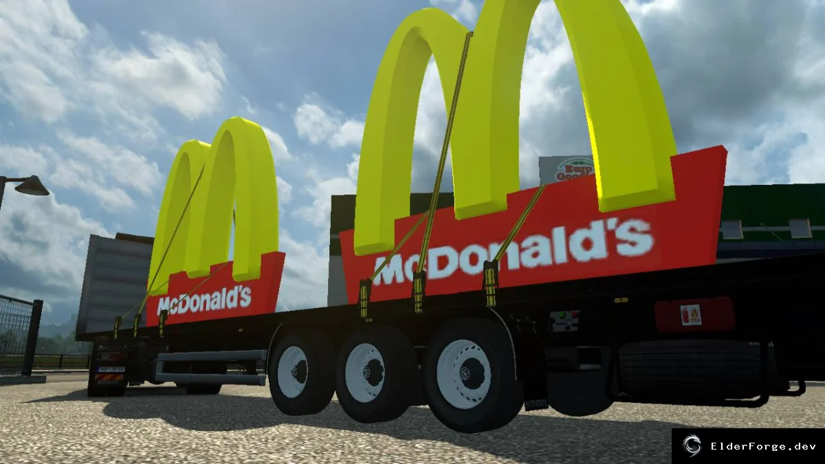 Обложка мода: Прицеп McDonald's для Euro Truck Simulator 2 – версия 1