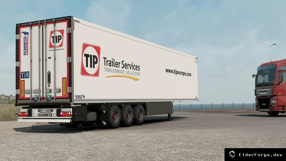 Обложка мода: Прицеп Schmitz SKO 24 FP60 в собственность для Euro Truck Simulator 2
