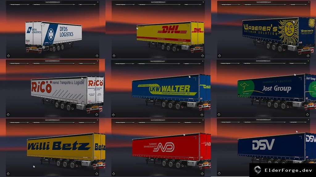 Обложка мода: Прицеп Schwarzmuller с набором скинов для Euro Truck Simulator 2