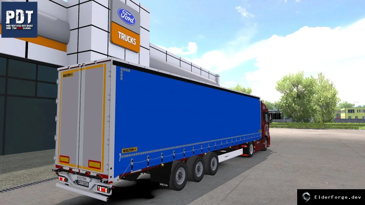Обложка мода: Прицеп Wielton NS3K для Euro Truck Simulator 2 – покупка в собственность (ETS2 1.46)