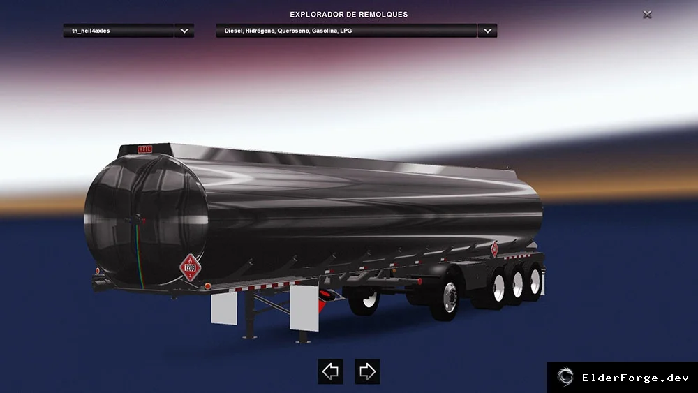 Обложка мода: Прицеп‑цистерна 4‑осный для Euro Truck Simulator 2