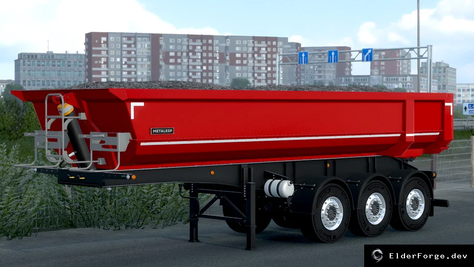 Обложка мода: Прицеп‑самосвал Metalesp для Euro Truck Simulator 2 – покупка в собственность (1.43.x)