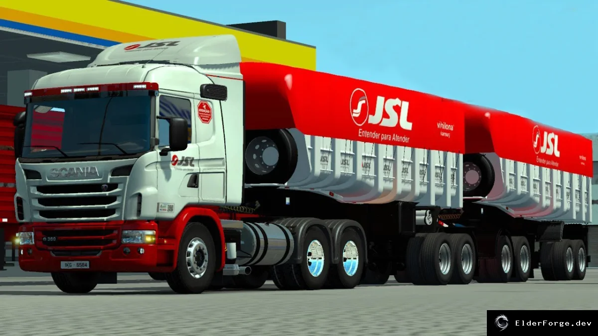 Обложка мода: Прицеп‑самосвал в собственность для Euro Truck Simulator 2 – автономный, 20 скинов