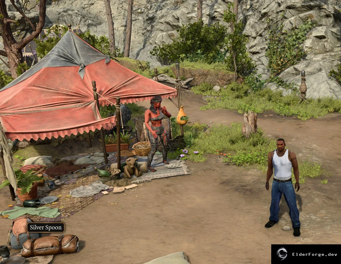 Обложка мода: Призыв CJ из GTA: San Andreas в Baldur's Gate 3 – новый боевой помощник