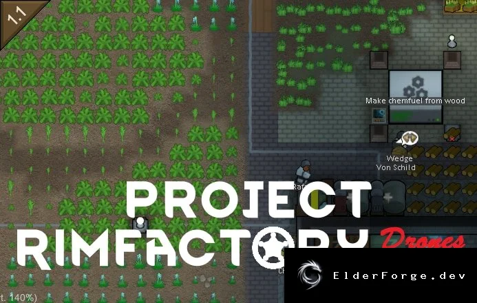 Project RimFactory – Дроновые станции: расширенные возможности