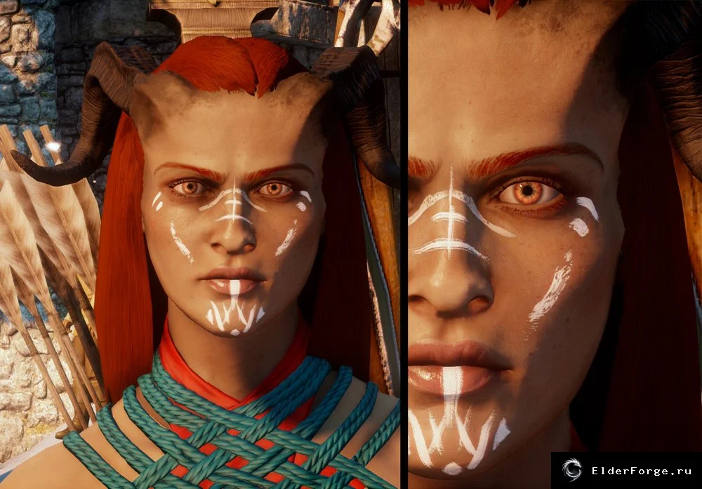 Обложка мода: Qunari Female Complexion – новые лицевые текстуры для васготок в Dragon Age: Inquisition