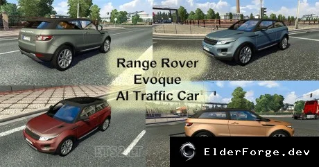 Обложка мода: Range Rover Evoque – AI Traffic Car для Euro Truck Simulator 2