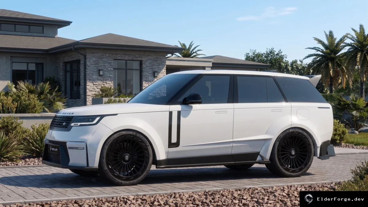Обложка мода: Range Rover Venuum 2024 для Euro Truck Simulator 2 – новый автомобиль (ETS2 1.60)