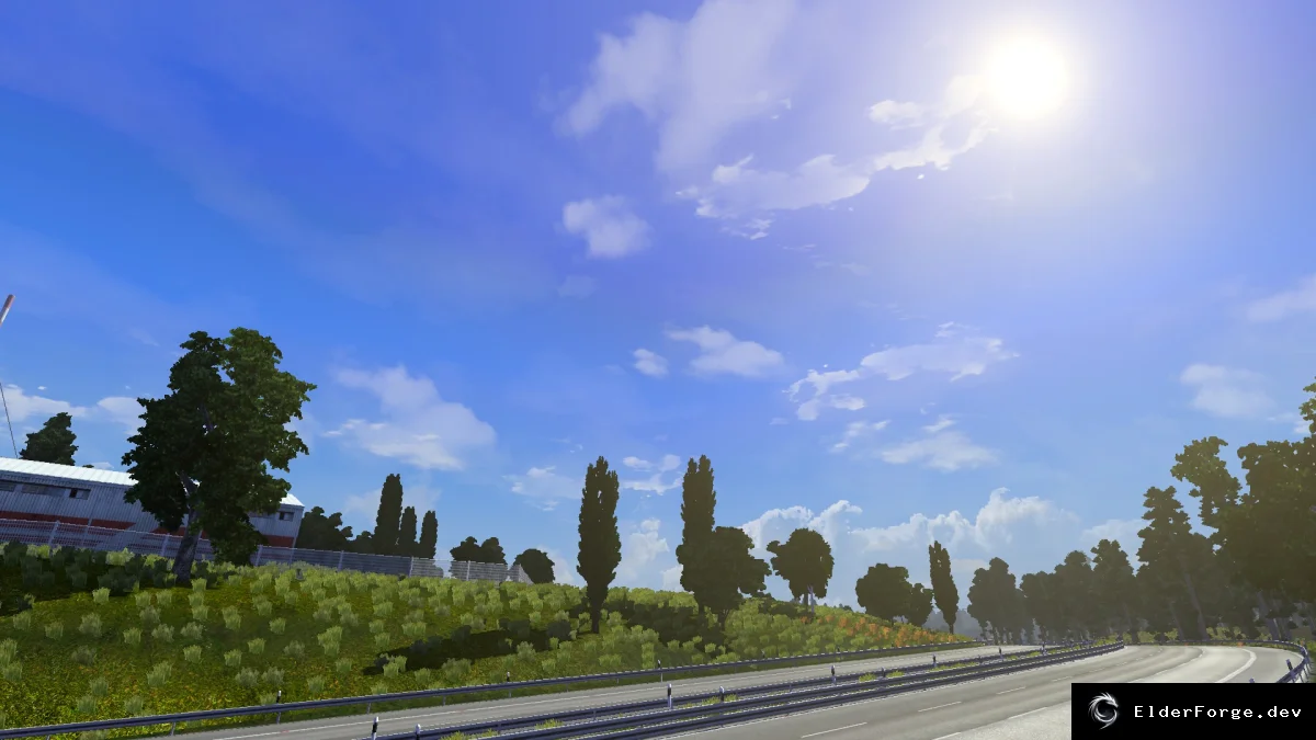 Обложка мода: Real Life Graphic + Lights для Euro Truck Simulator 2 – реалистичное освещение и небо