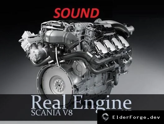 Обложка мода: Real Scania V8 Sound for ETS2 – Полный набор реалистичных аудио