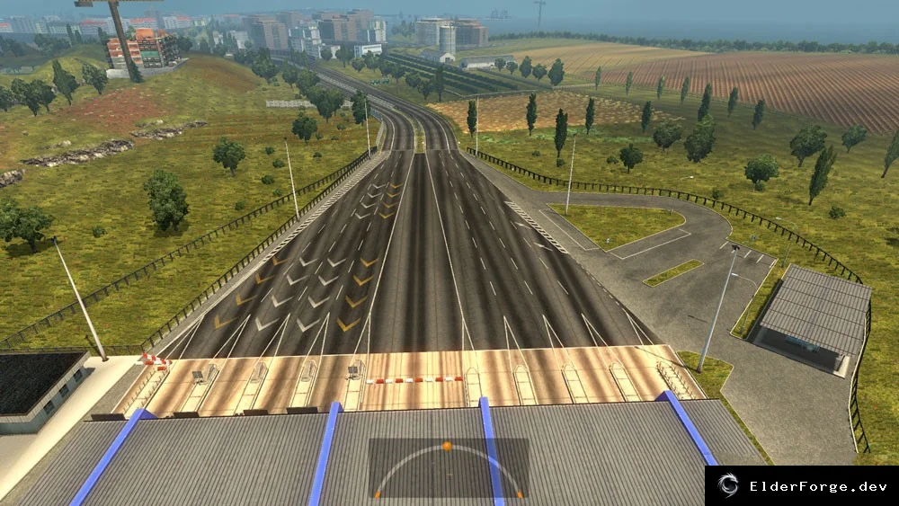 Обложка мода: Real Textures v2 для Euro Truck Simulator 2 – улучшенные дороги, облака и окружение
