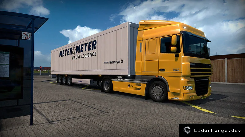 Обложка мода: Real Tires Mod v4.8 – новые диски и шины Hankook для ETS2