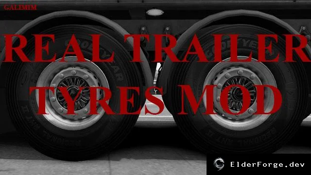 Обложка мода: Real Trailer Tyres – 18 новых шин для прицепов в Euro Truck Simulator 2