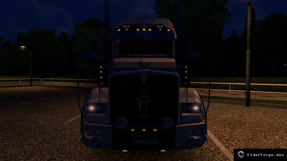 Обложка мода: Realistic Headlight Lights for Euro Truck Simulator 2 – New Headlight Lights v1.0