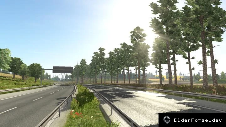 Обложка мода: Realistic Lighting v2.4.7 – реалистичная погода и освещение для Euro Truck Simulator 2