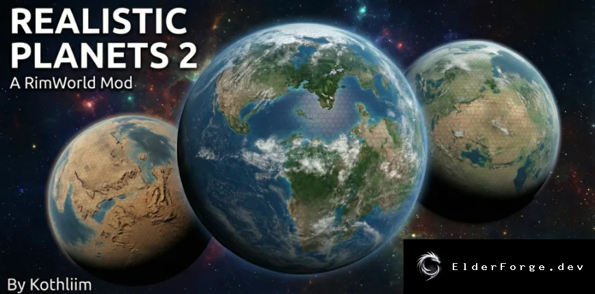 Realistic Planets 2 – правдоподобная генерация миров для RimWorld